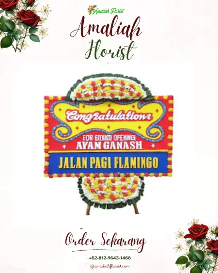 Sewa Papan Bunga Latukan